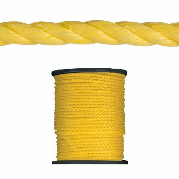Ben-Mor Cables Rope Twstd Yel Poly 5/16x975ft 60196